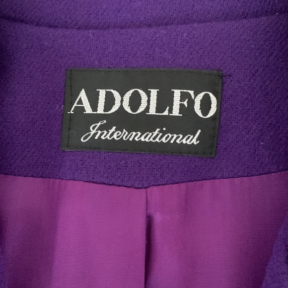 Vintage Purple Wool Blazer - Picture 6 of 13